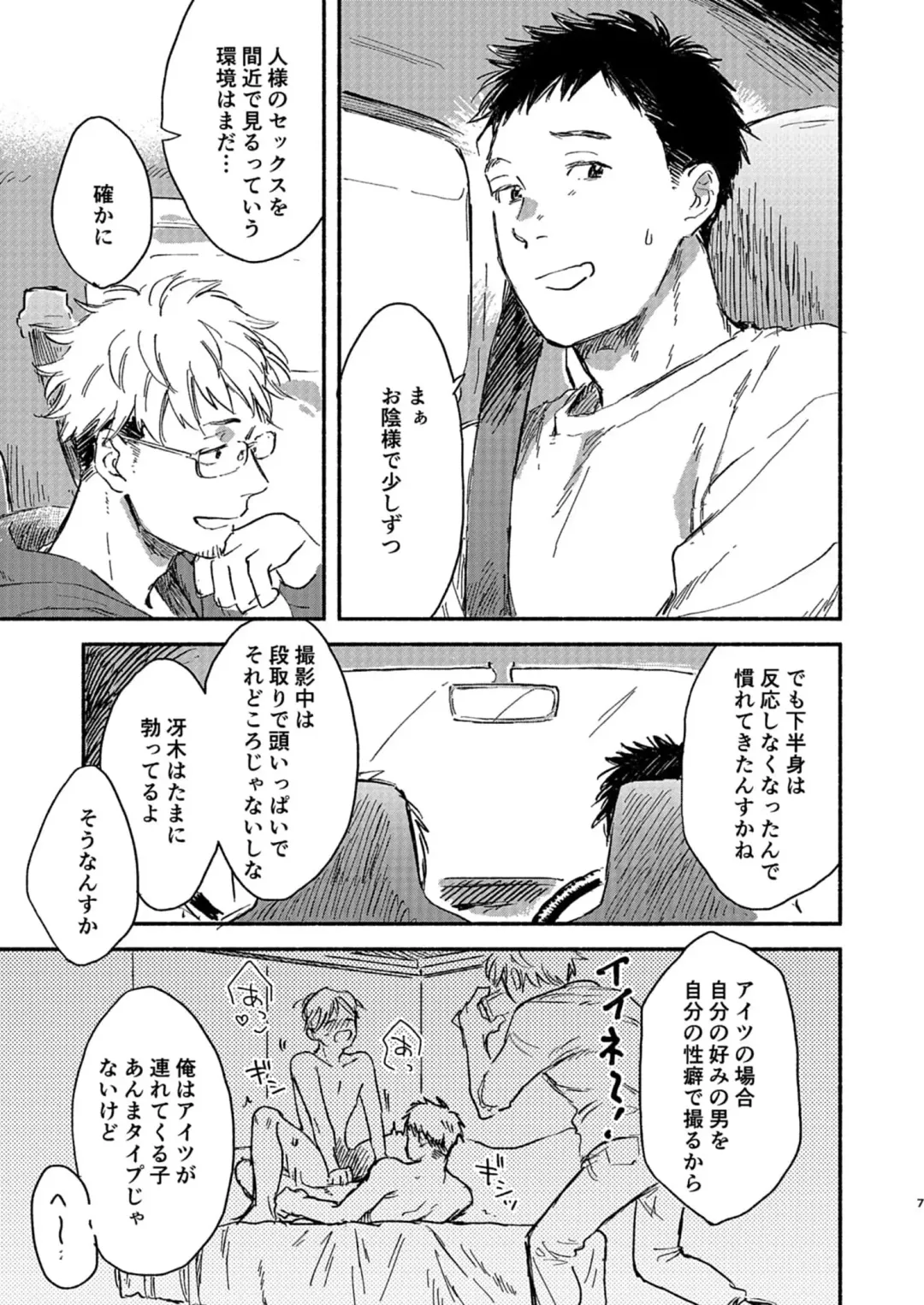 [Kosaka Tsun] Toaru GayVi Seisaku Gaisha Staff no Shanai Renai Jijou - The internal love affairs of the staff of a certain gay video production company. Fhentai - Page 7