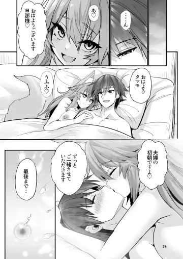 [Wise Speak] Shinkon Shinsai Tamamo-san Fhentai - Page 28