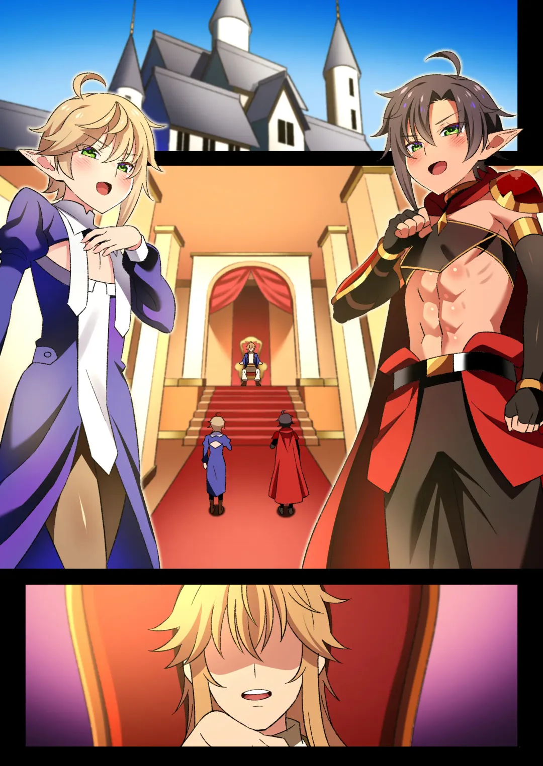 [Nyaruko] Isekai no Shounen 2 ~Kerai no Bishounen Futago to 3P Sex de Douji Mesu Ochi Choukyou~ Fhentai - Page 22