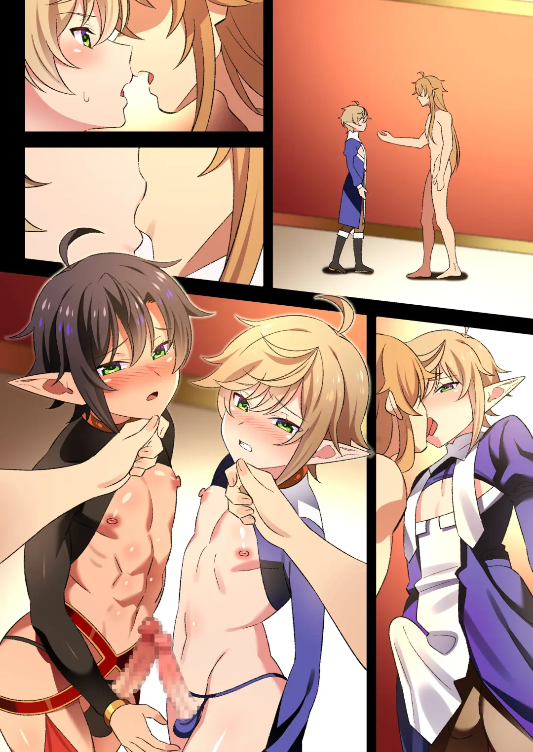 [Nyaruko] Isekai no Shounen 2 ~Kerai no Bishounen Futago to 3P Sex de Douji Mesu Ochi Choukyou~ Fhentai - Page 31