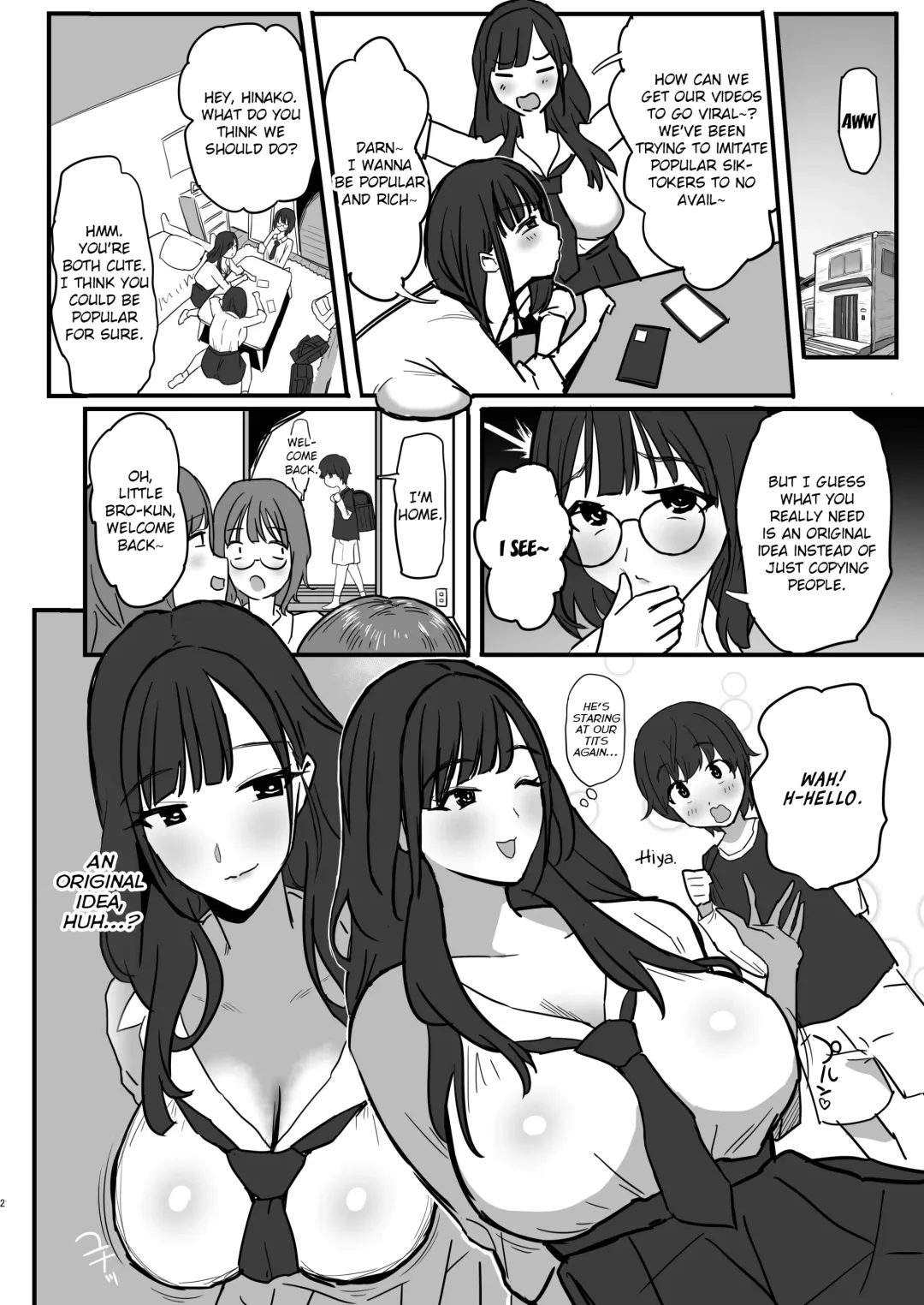 [Purumetal] Onee-chan no Tomodachi no JK Tiktoker ni Takusan Paizuri sareru Hon | The Book where a Kid gets Titfucked a lot by Onee-chan's JK *iktoker Friends. Fhentai - Page 3