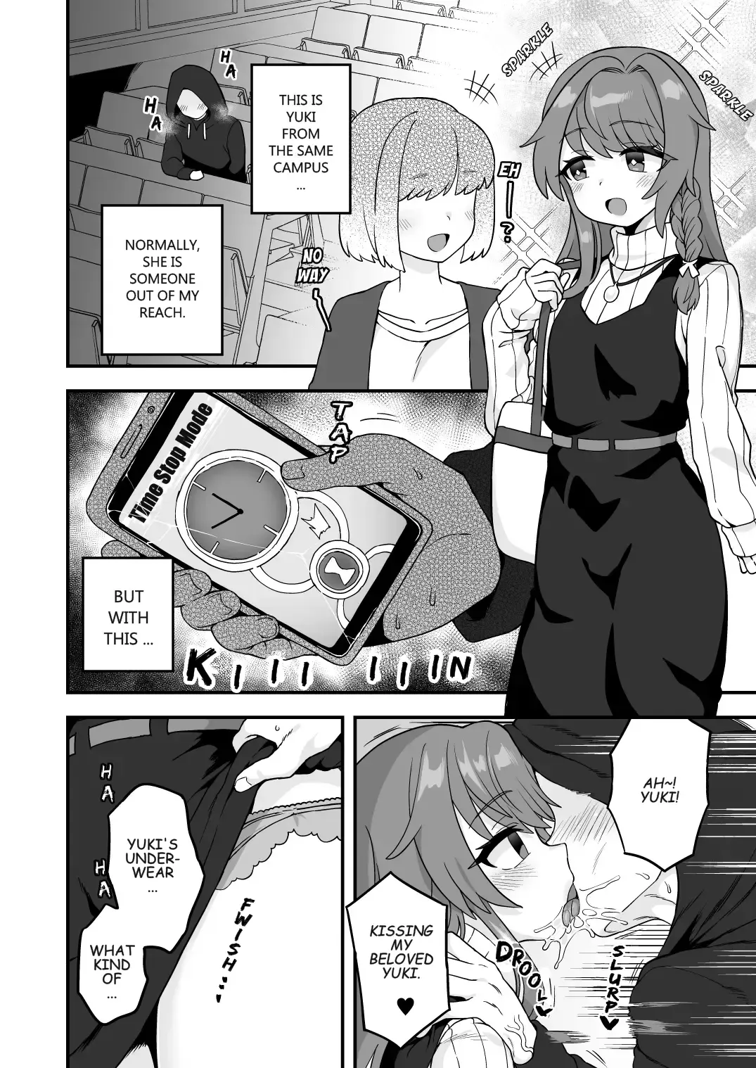 [Etori Yuuya] 時間側止アプリで正しく Correction with the time stop app Fhentai - Page 1