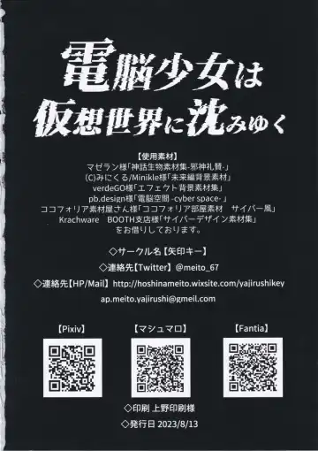 [Hoshina Meito] Dennou Shoujo wa Kasou Sekai ni Shizumi Yuku Fhentai - Page 49