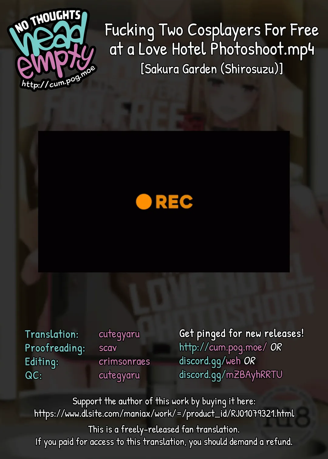 [Shirosuzu] Hokomi 0 Yen Kosu Pako Satsueikai.mp4 | Fucking Two Cosplayers For Free at a Love Hotel Photoshoot.mp4 Fhentai - Page 25