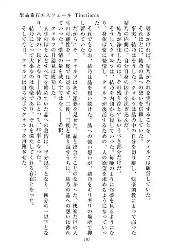 [Satou Kuuki] Holy Crystal Esphére Tinctionis Fhentai - Page 108