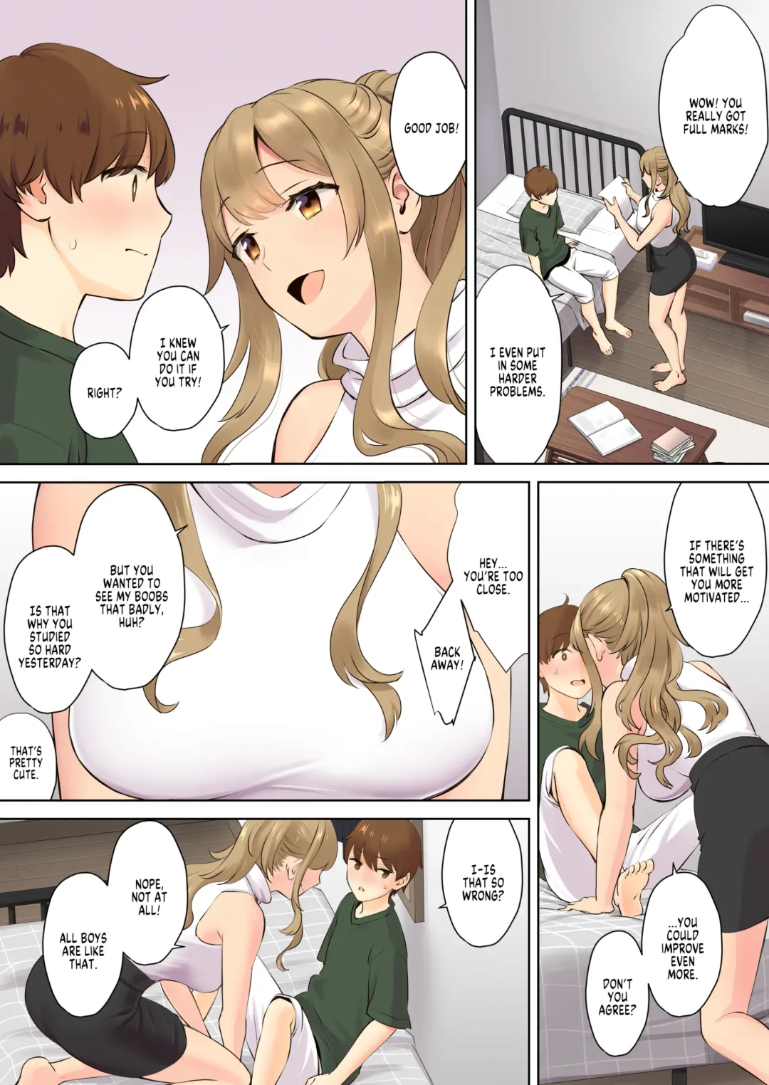 [Oshima Aki] NEET Onee-chan to Boku ~ Seitsuu Mae kara Toshiue Itoko to Yari Makutteta Hanashi ~ | Together with my NEET Cousin (decensored) Fhentai - Page 13