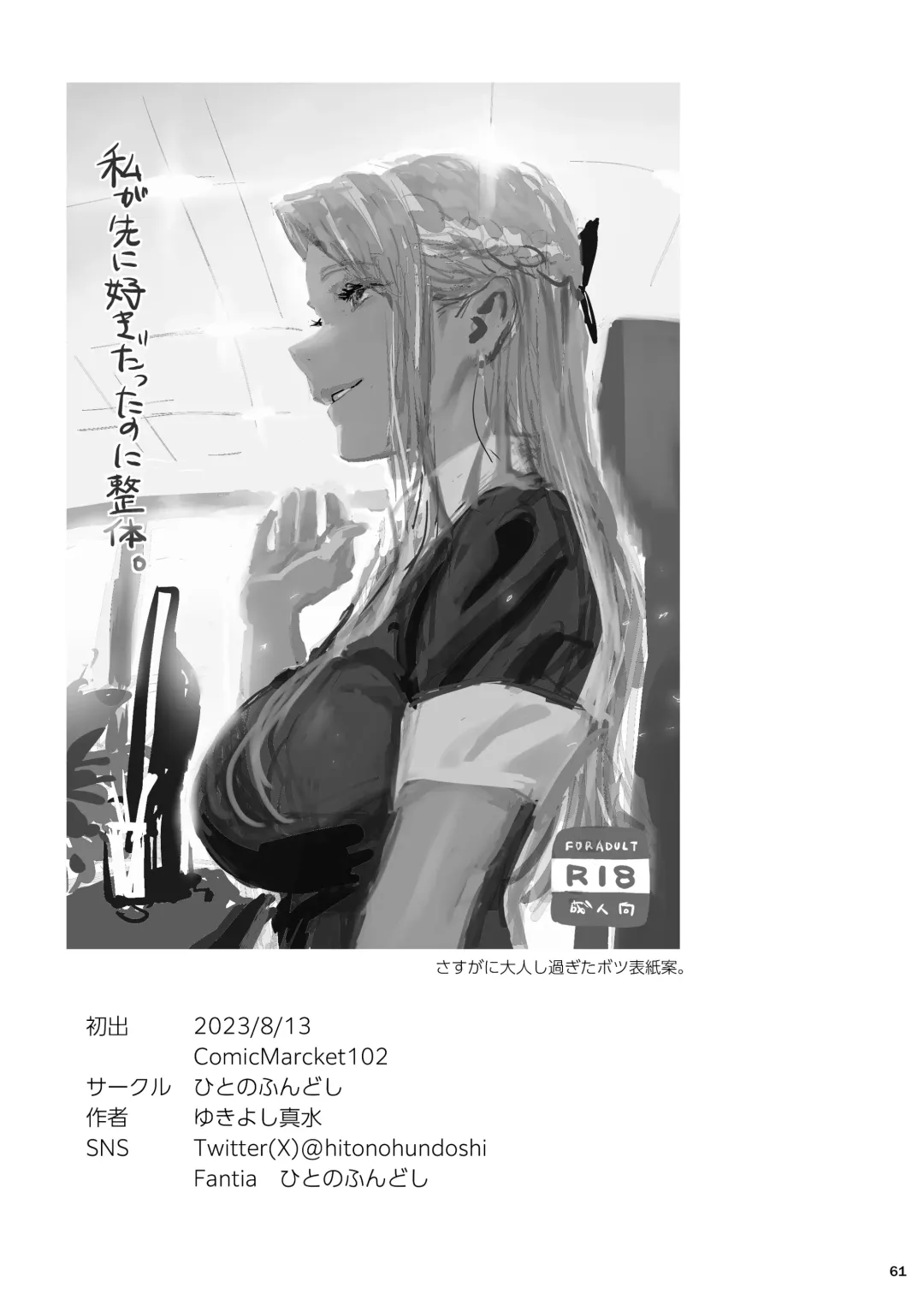[Yukiyoshi Mamizu] Watashi ga Saki ni Suki datta no ni Seitai. Fhentai - Page 59