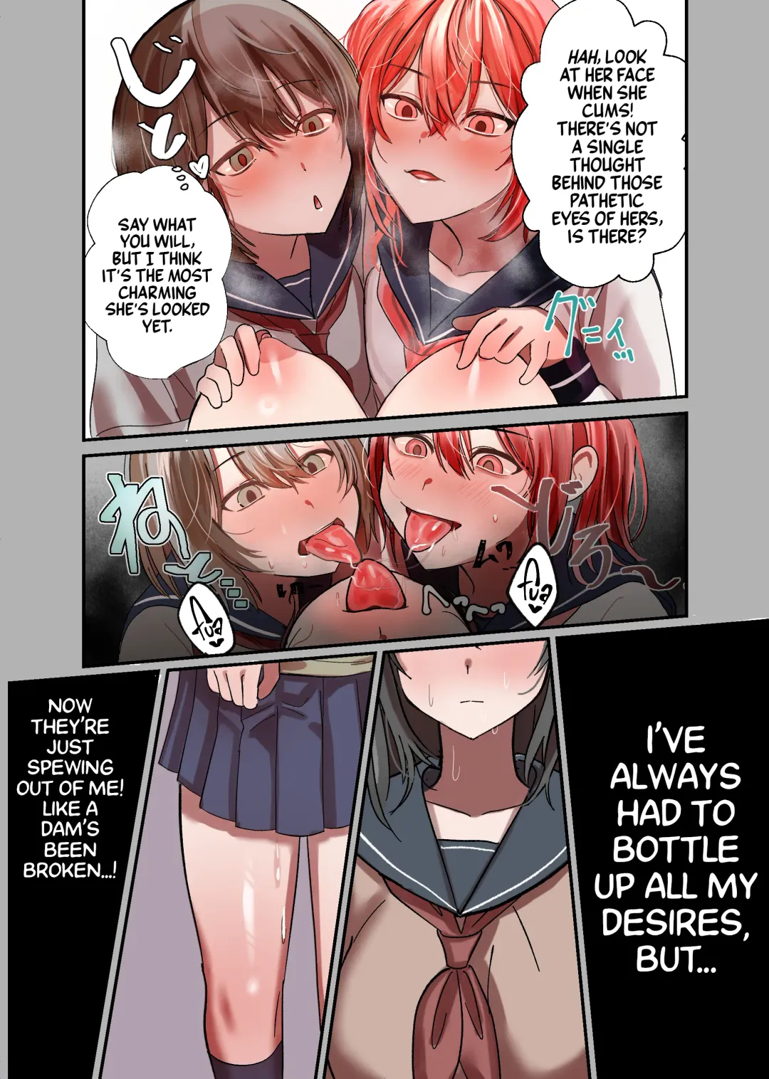 [Tsu Tu Ura] Yuutousei Mazomesu JK, Futanari Onabare~ Ijimekko ni Hasamare Sakuseitaikyuu! Fhentai - Page 34