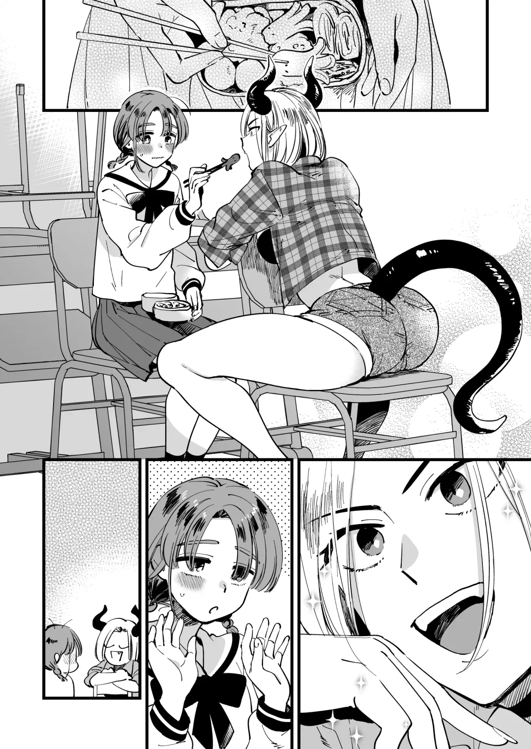 [Yukataro] Sabishi Katta node Akuma o Shoukan shitara Taika to shite Futanari Yuri Ecchi Saserarete Shimau Fhentai - Page 6