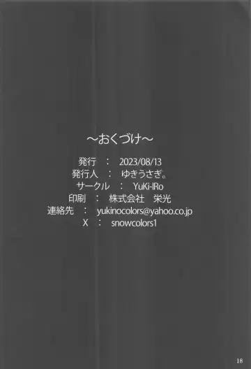 [Yukiusagi.] Patchouli-sama wa Itsudemo Shite kureru Fhentai - Page 17