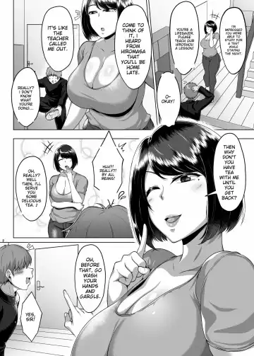 [Saint Shiro] Tomodachi no Muchimuchi na Okaa-san to Zupposhi Asedaku Otomarikai Fhentai - Page 3