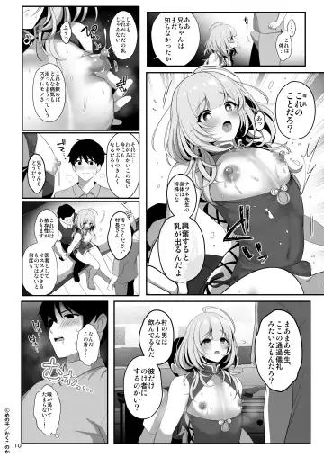 [Menoko] Kusuriya no Mama-kei Onii-san wa Murabito-tachi no Milk Bar Fhentai - Page 11