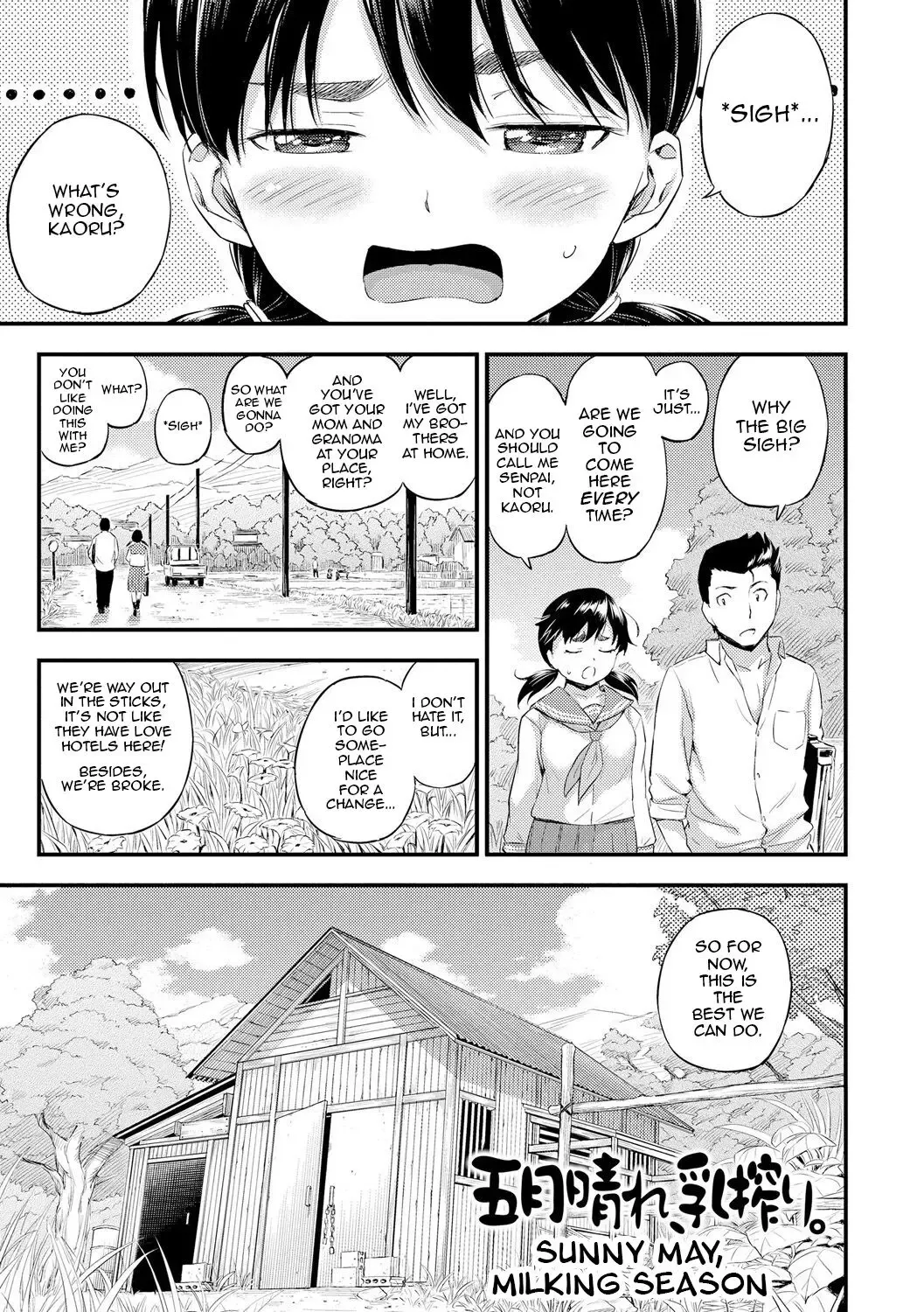 [Higashino Mikan] Satsukibare, chichishibori | Sunny May, Milking Season Fhentai - Page 1