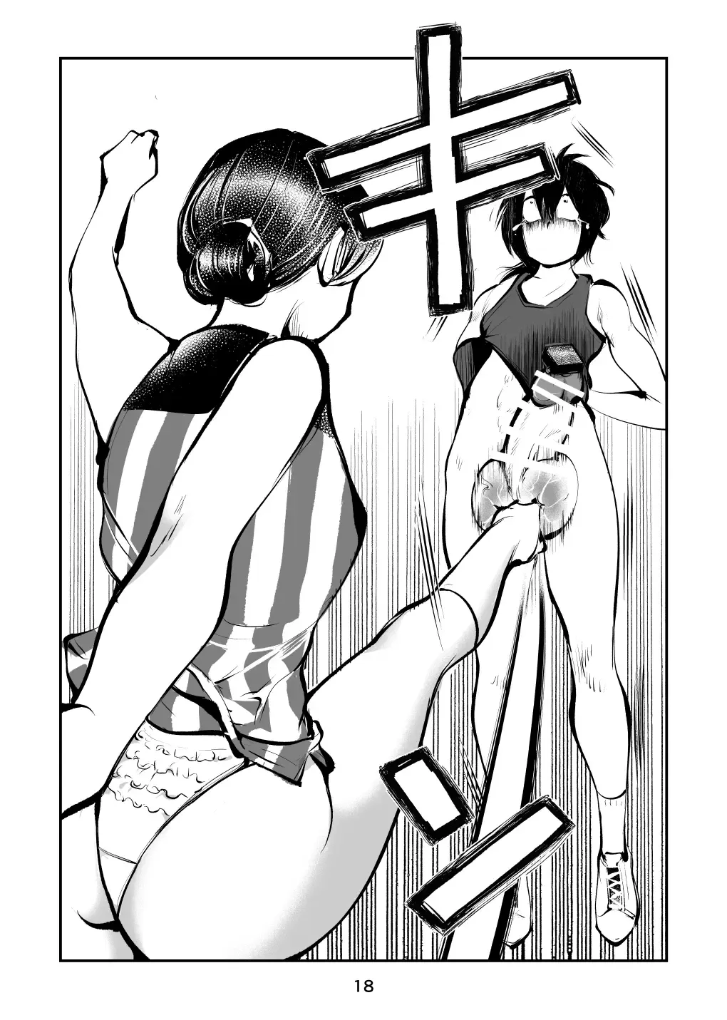 [Makunouchi] Kinkeri Cheer Girl VS Tosatsuma Shakai Hito Cheer Girl-hen Fhentai - Page 18