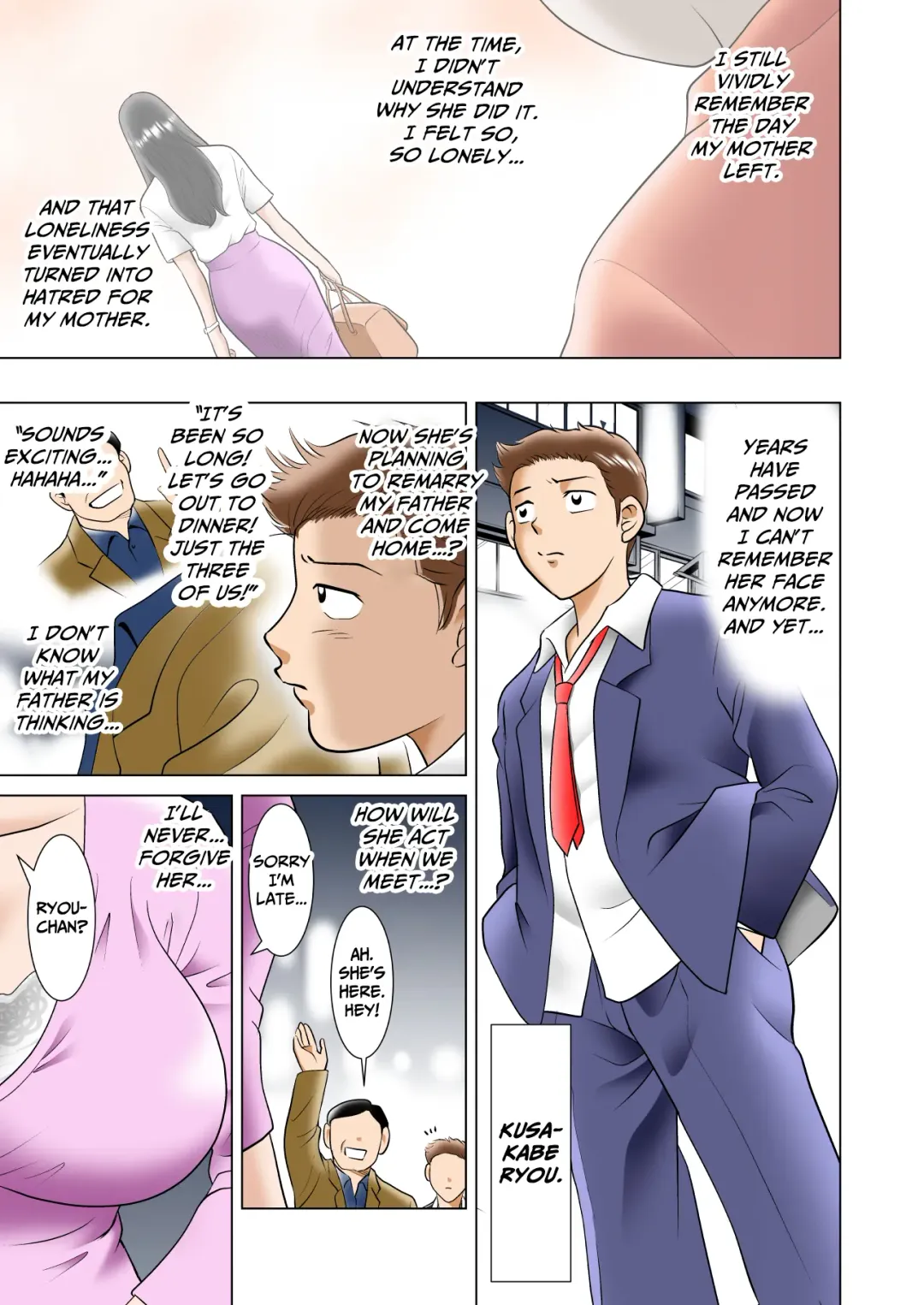 Haha no Toiki ~〇Toshiburi ni Saikaishita Haha wa amari ni Utsukushiku, Soshite Iyarashikatta Fhentai - Page 1