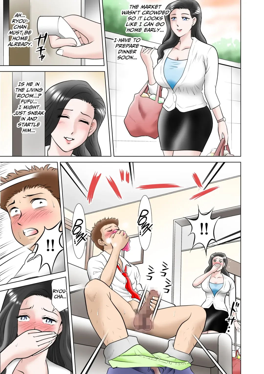 Haha no Toiki ~〇Toshiburi ni Saikaishita Haha wa amari ni Utsukushiku, Soshite Iyarashikatta Fhentai - Page 7