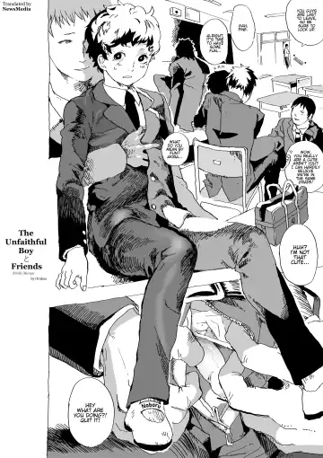 Read [Orukoa] Uwaki Shounen to Tomodachi no Ero Manga | The Unfaithful Boy and Friends Erotic Manga - Fhentai