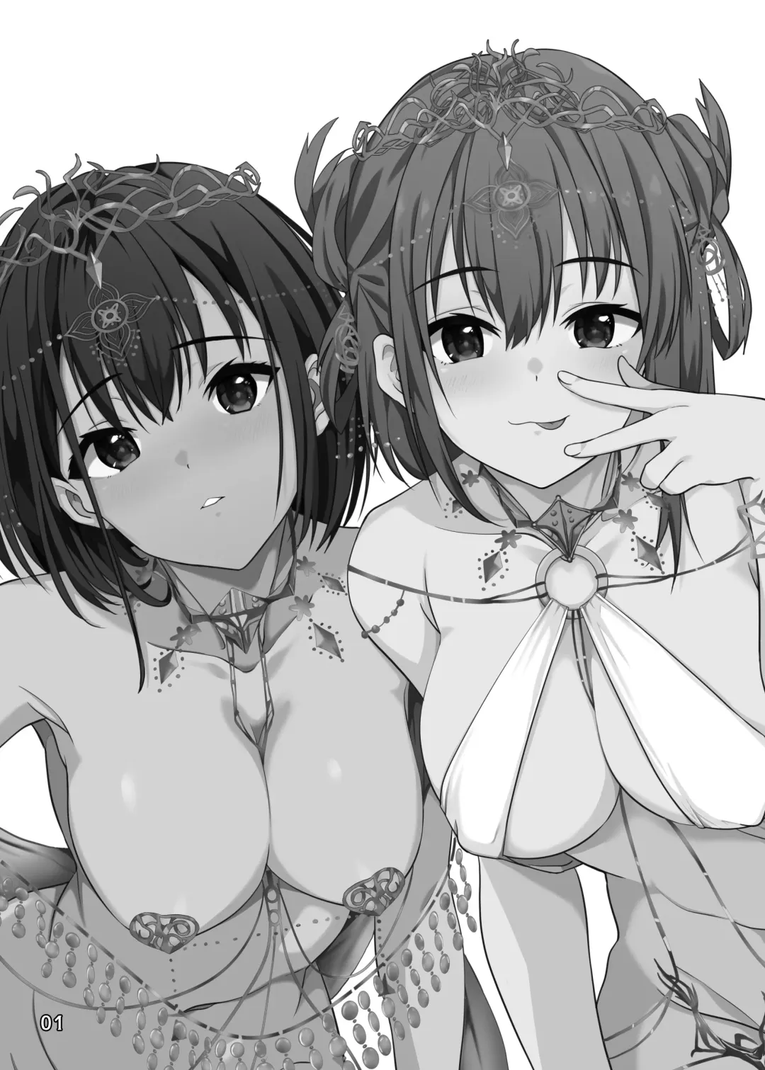 [Nekosaki Aoi] Isekai Musume no Deriheru Jou ~ Touten Ninki Top Joutachi no Ochinpo Gohoushi Sensou Fhentai - Page 3