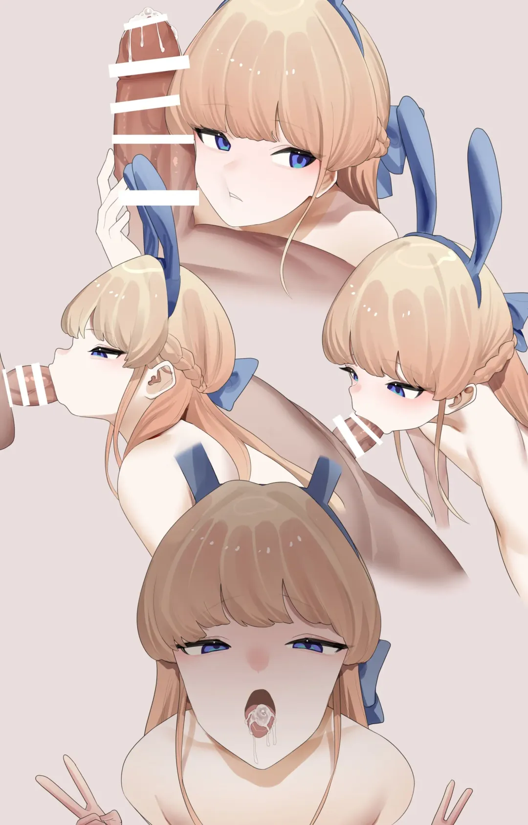 [Ushikani Gassen] Gyaku ni Kochira o Hatsujouki ni Sasete kuru Type no Bunny Fhentai - Page 6