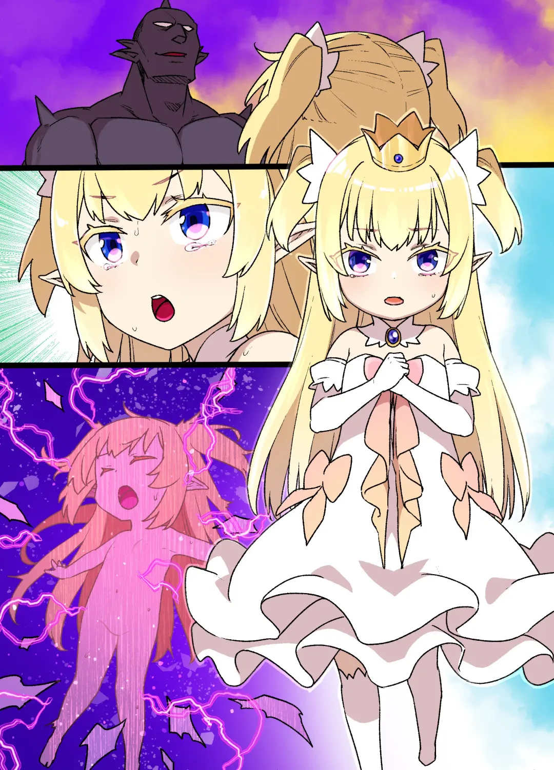 [Kusayarou] Elf no Oujo to Maou no Keiyaku Fhentai - Page 5