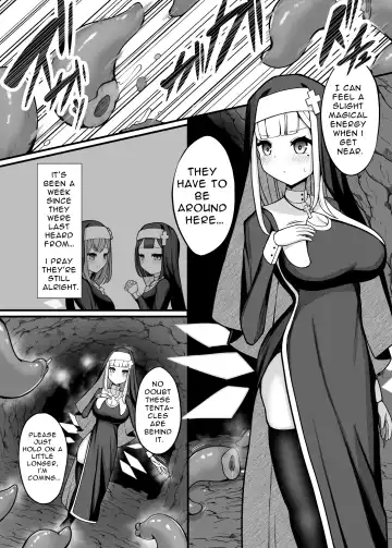 [Bonnouji Yura] Taima Sister Shokushu Naedoko Hon | Exorcist Nun Tentacle Seedbed Book Fhentai - Page 4
