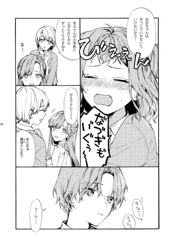 [Suzushiro Nerita] Kono Hito Kareshi ja Arimasen!! (2) ~Shinomura Kyoudai no Jijou side Fuyuto~ Fhentai - Page 4