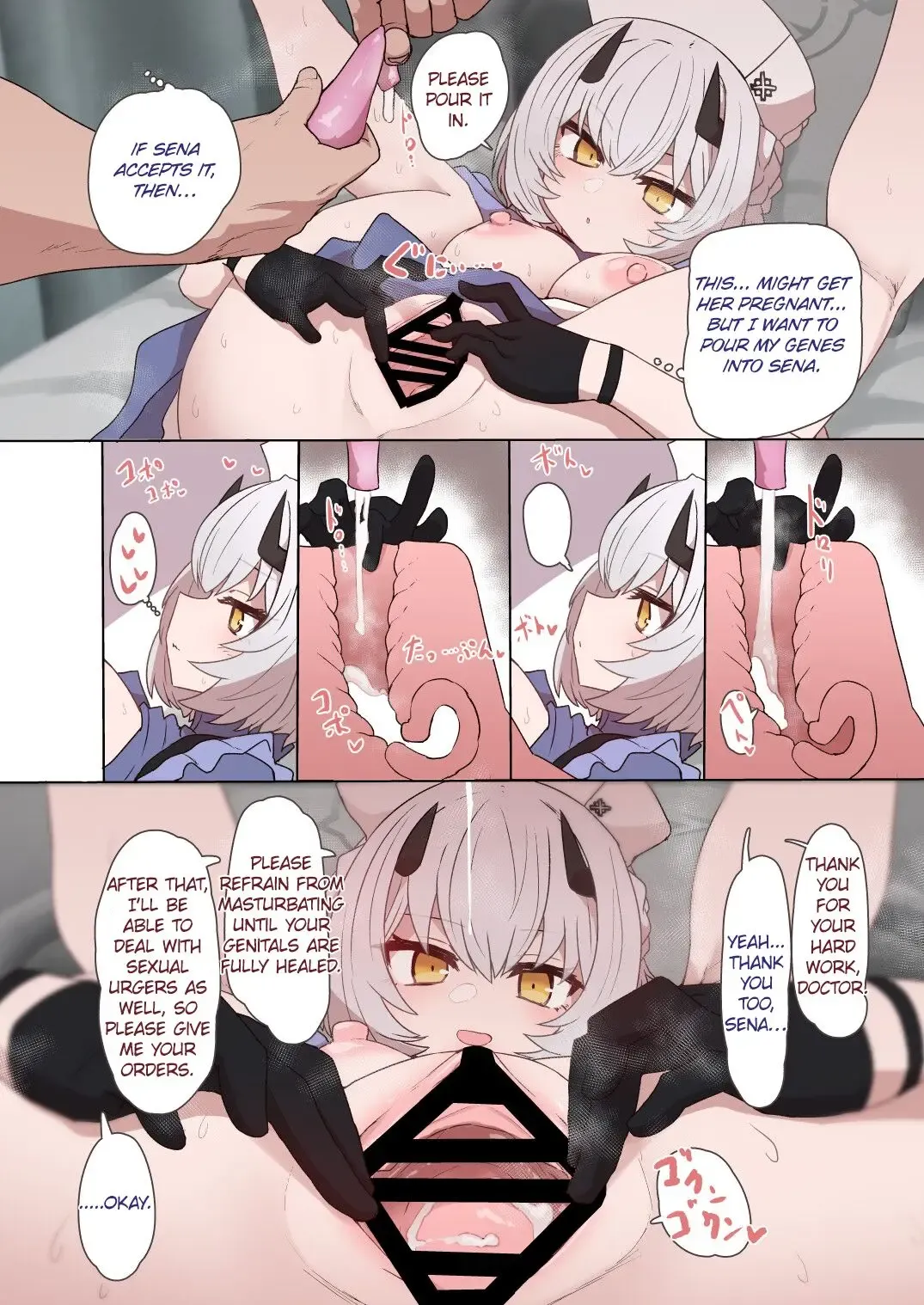 [Sena - Sumiyao] Himuro Sena Condom H Jisshuu | Condom Training with Himuro Sena Fhentai - Page 9