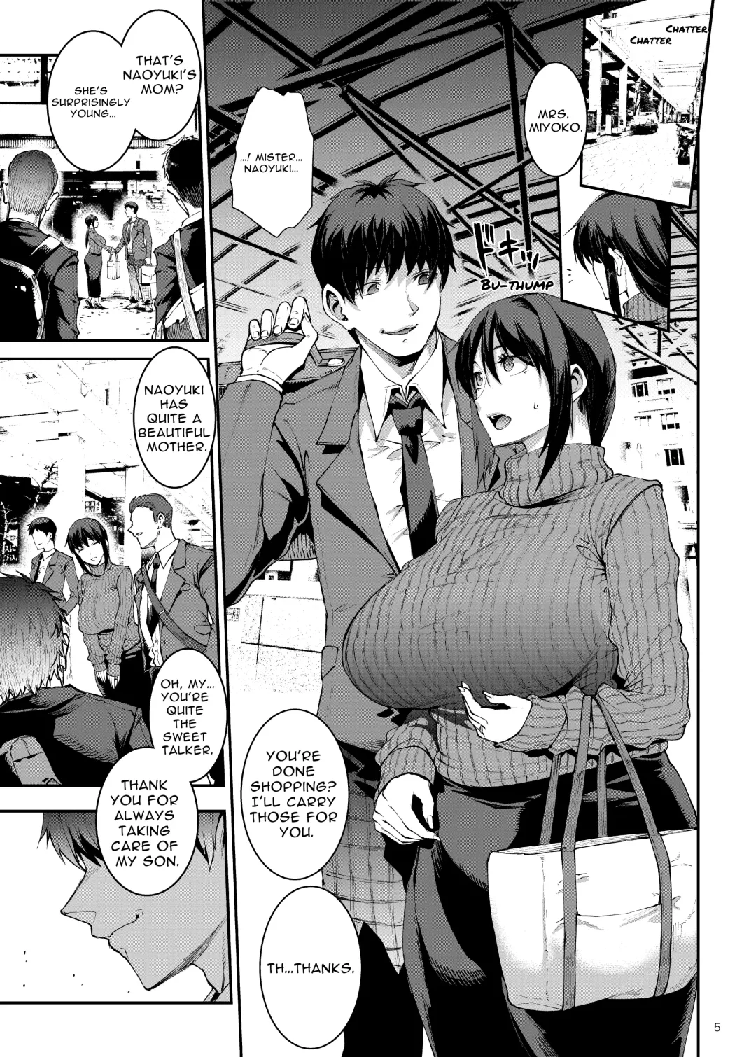 [Erect Sawaru] Hitodzuma Miyoko ~Inyoku no Yuugure~ | Married Woman Miyoko ~Evening of Lust~ Fhentai - Page 5
