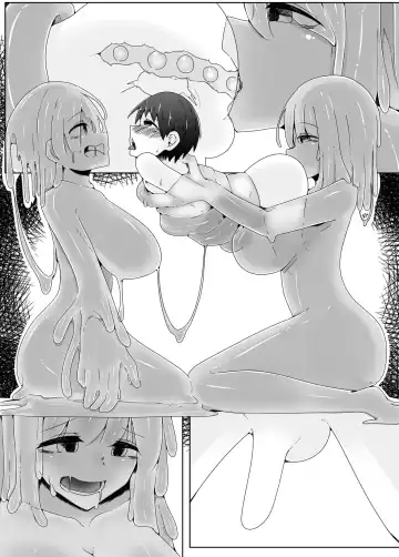 [Kazakami Sudare] Kowagari na Shota-kun ga Kozukuri shitai H na Slime ni Tamago no Naedoko Rape Sareru Hanashi | Scaredy-Cat Shota Gets Filled Up With A Slime Girl's Eggs ~Seedbed Violation~ Fhentai - Page 28