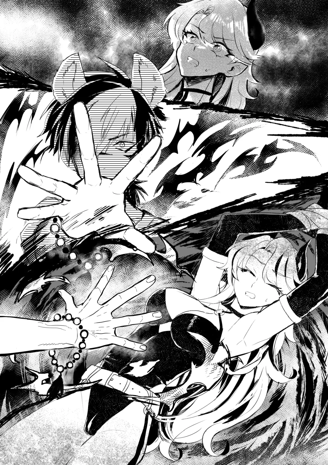 [Oisuke] ♀Hyena no Reibaishi ni Tsukamatta Succubus Fhentai - Page 25