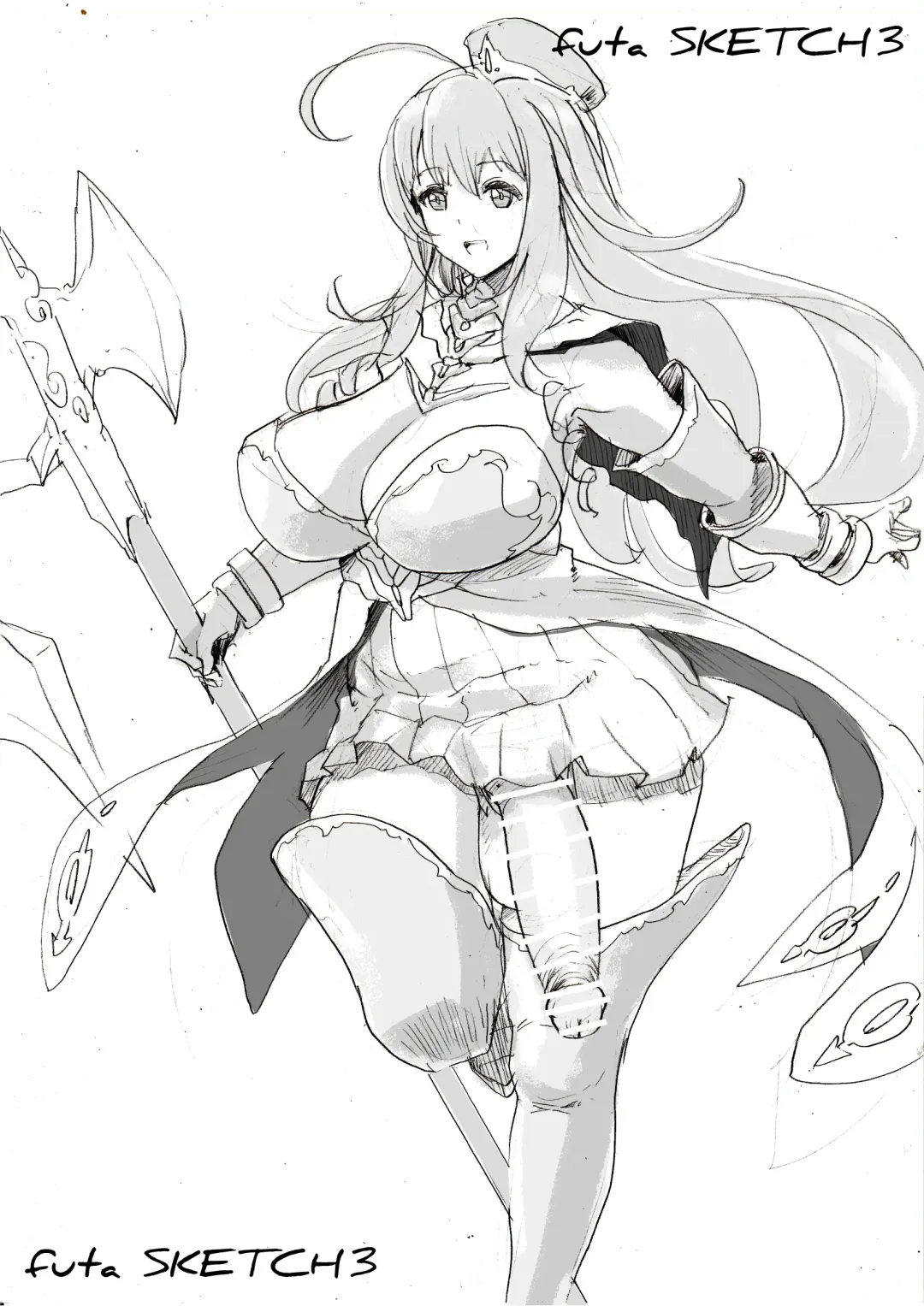 futa SKETCH 3 Boukensha Isekai Hen Fhentai - Page 21