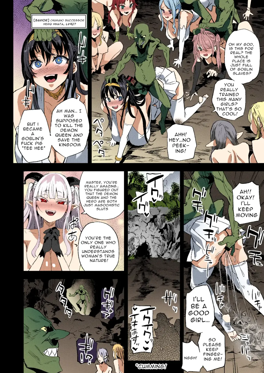 [Asanagi] Succubus Joou vs Zako Goblin - Victim Girls R Fhentai - Page 42