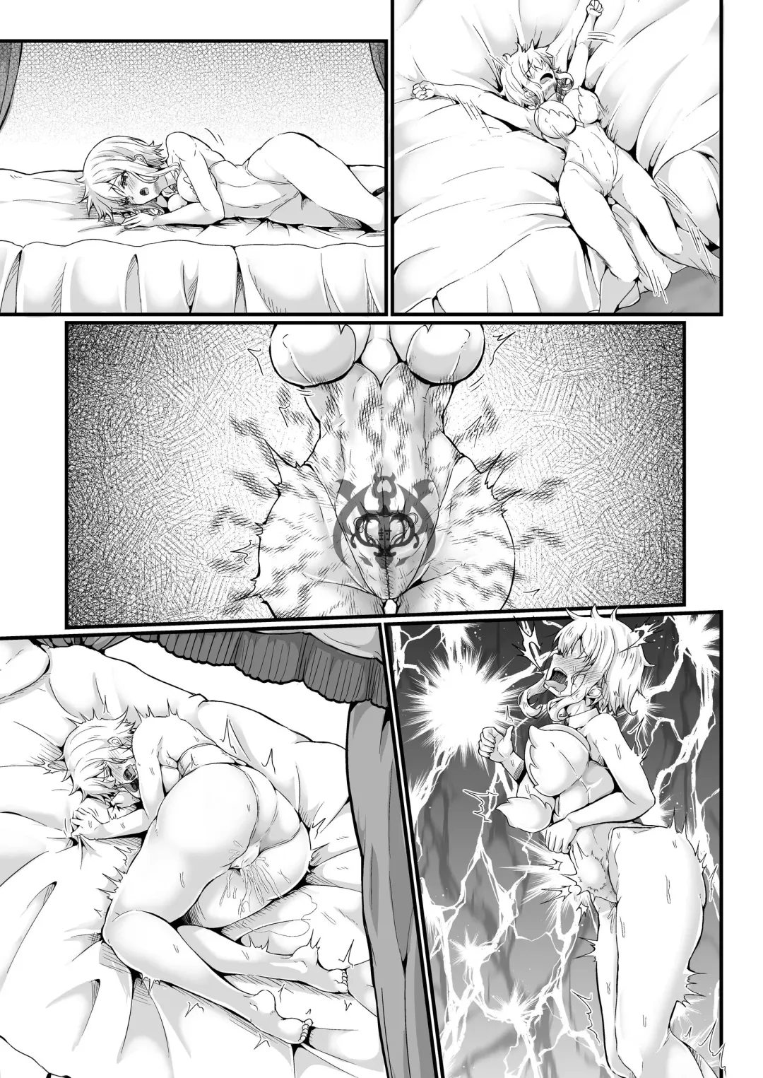 [Misakana] Shinmai Megami no Oshigoto wa Tsurai -Fuuin shita Ero Majin ni Seiheki o Utsusarete Maso Mesu Hentai Megami ni Narimashita- Fhentai - Page 40