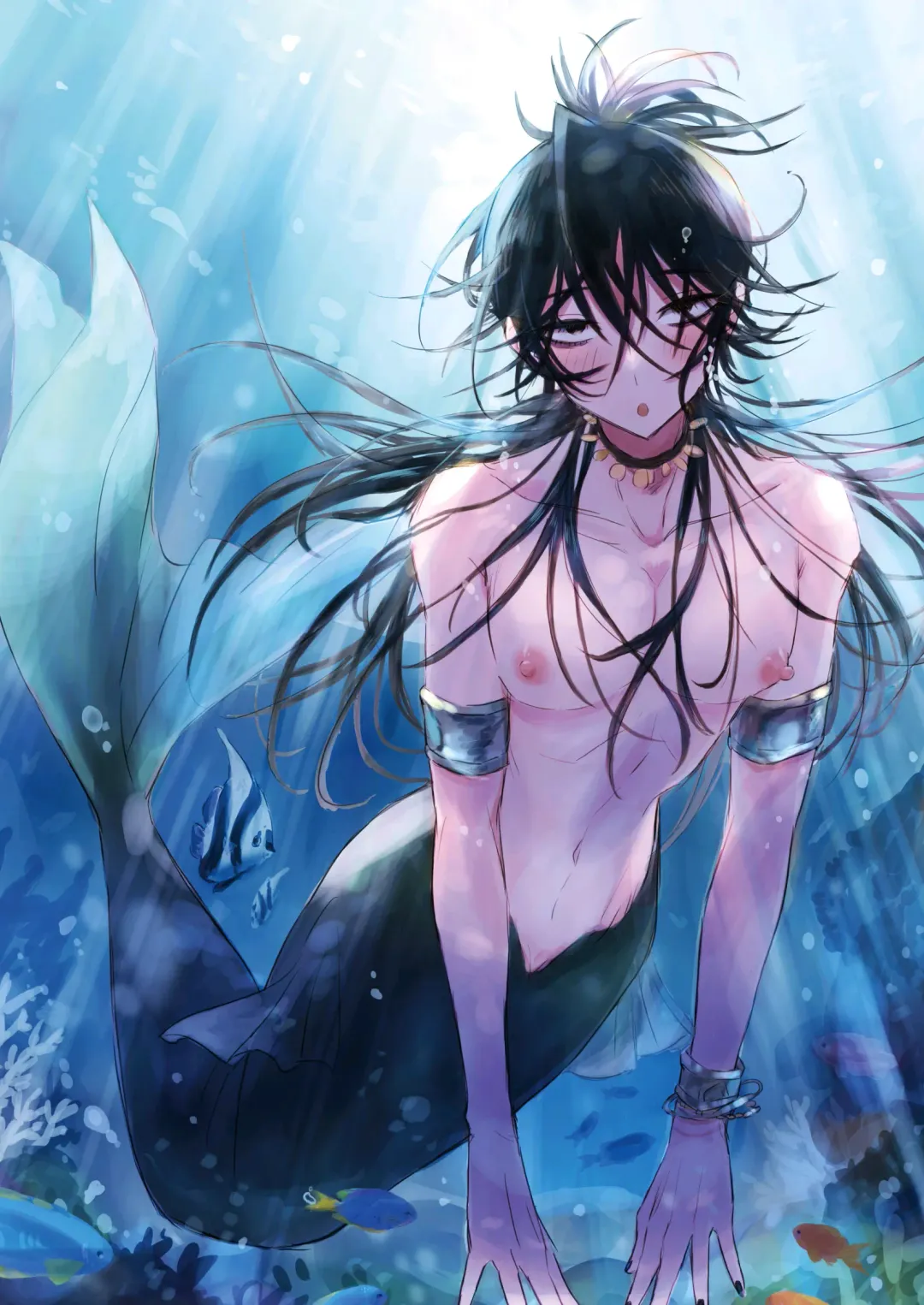 [Gekokura] Tasuketekureta Ningyo no Mesu Onii-san to Icha Icha suru Hon Fhentai - Page 2