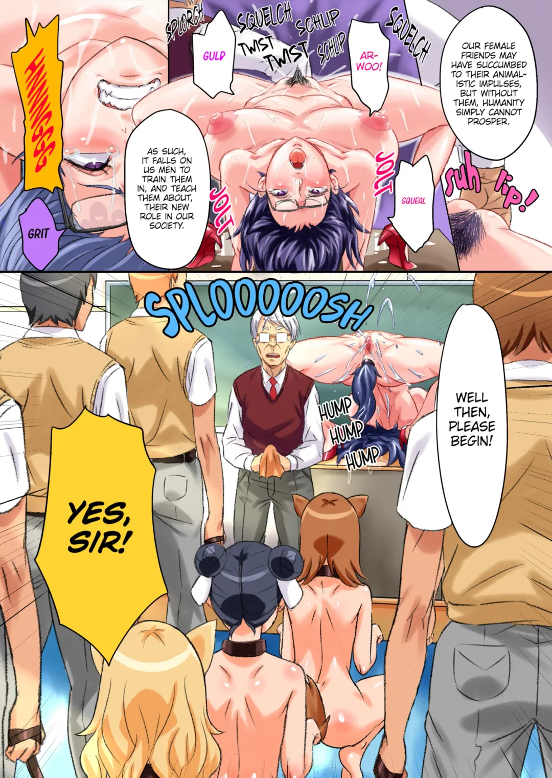 [Shibire Hitsuji] Fuck-Puppies -Transformed into Brainless Bitches by a Mysterious Virus- (decensored) Fhentai - Page 10