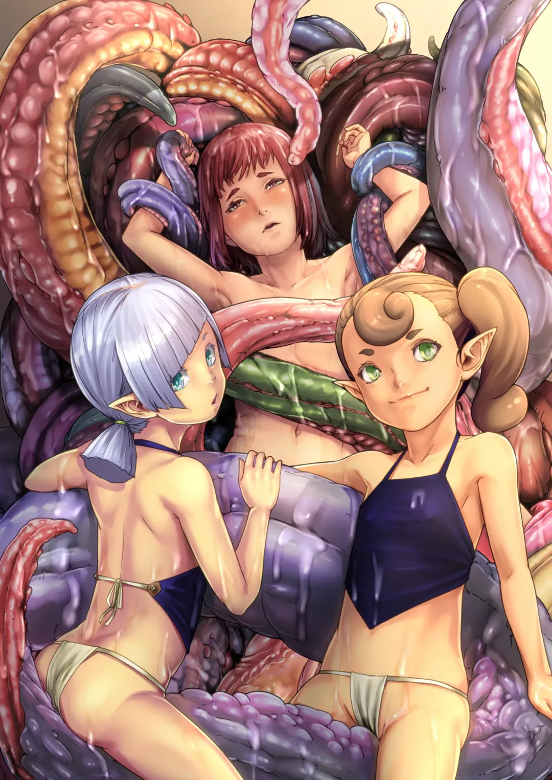 [Hamunohito] Tentacle Tamer! Episode 6 | 觸手訓練師! Episode 6 Fhentai - Page 3