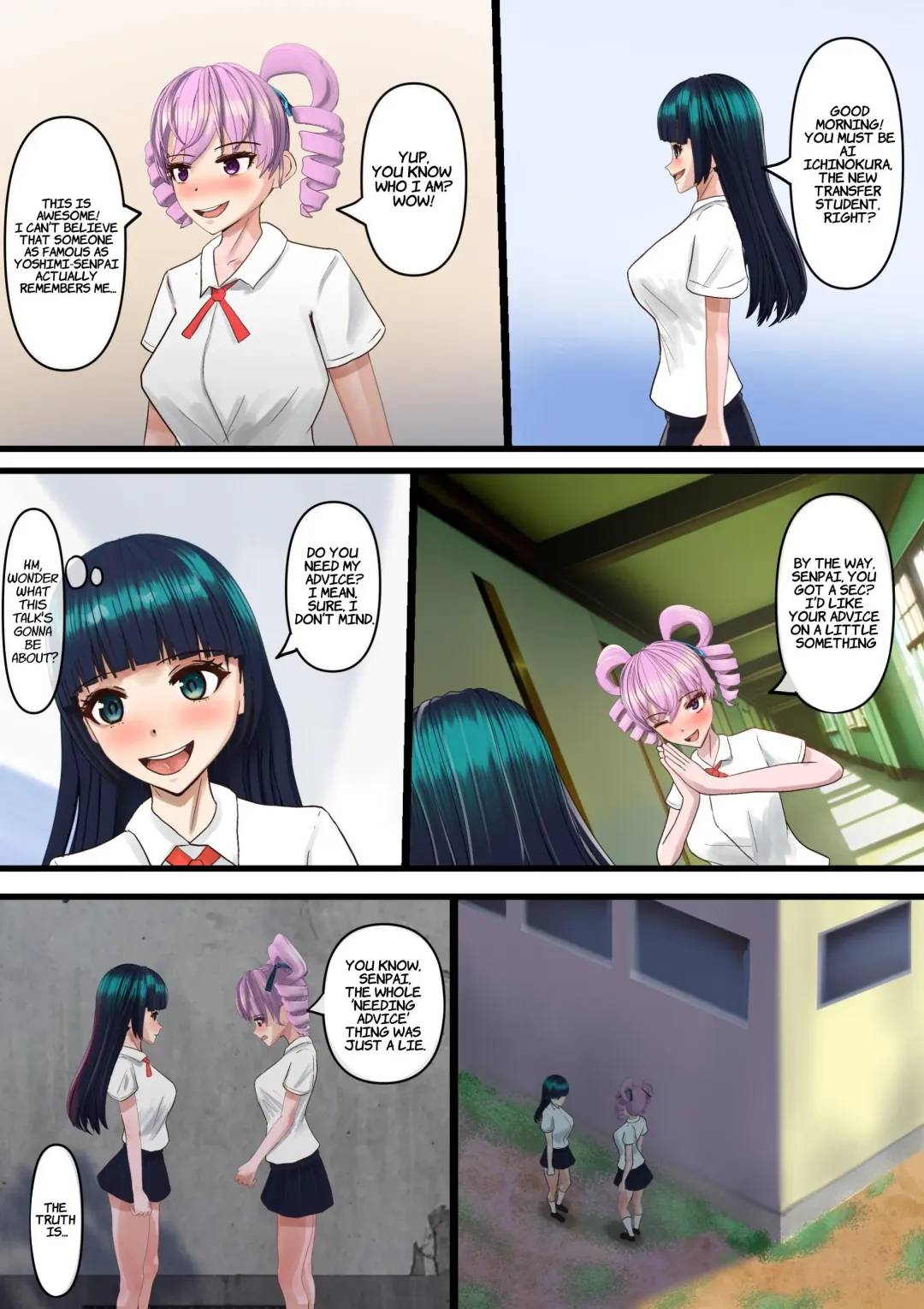Futanari Joshi ga Futanari Joshi ni Seme rareru | Futa Girl Gets Fucked By Another Futa Girl Fhentai - Page 5