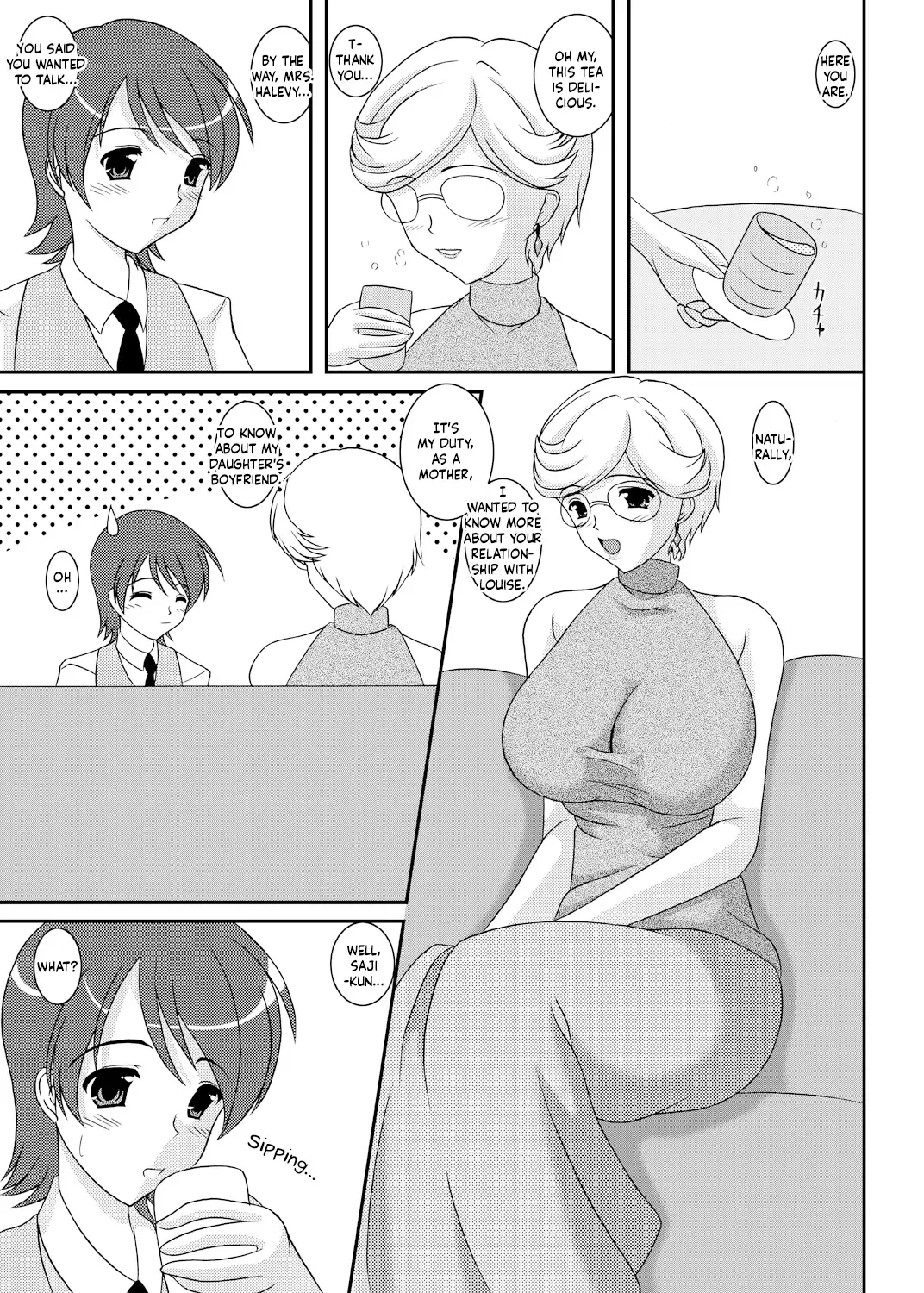 [Izumi Yayoi] Iinoyo Saji to Ecchi na Double Oppai | It's fine Saji and The Two Pairs of Hot Tits Fhentai - Page 2