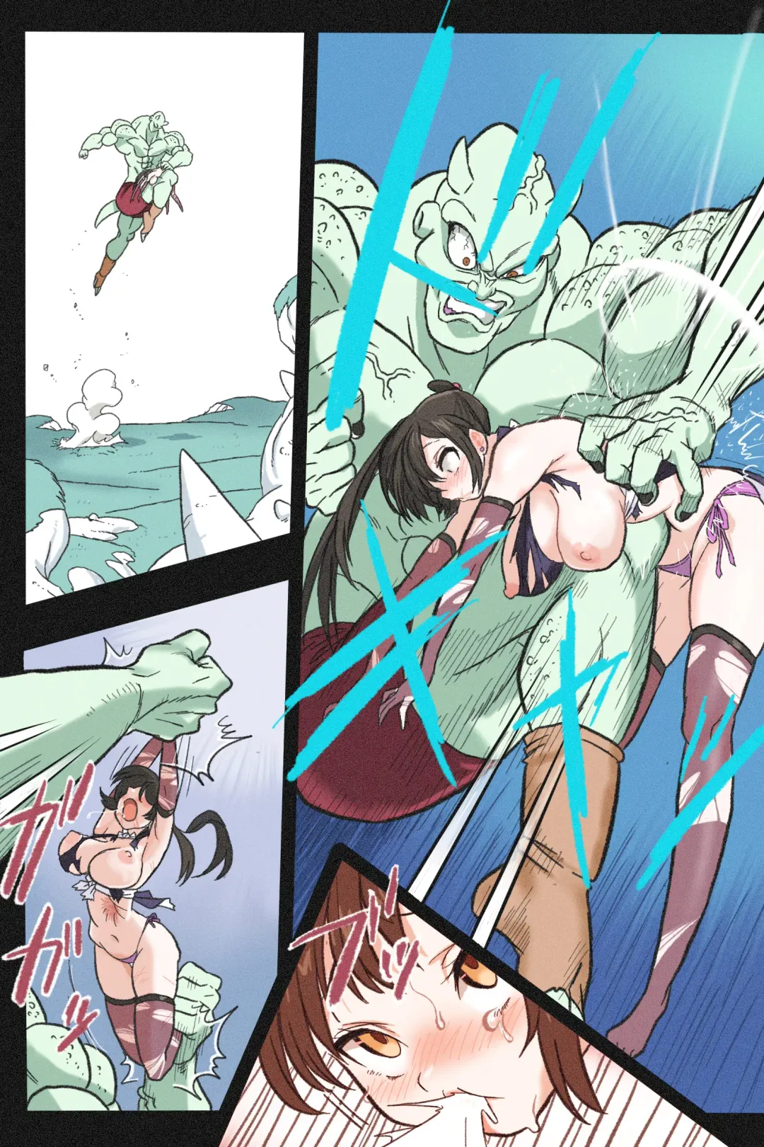 Mankoku Bujutsukai 3 ~Oni Yuki Kunoichi Goumon Hen~ Fhentai - Page 34