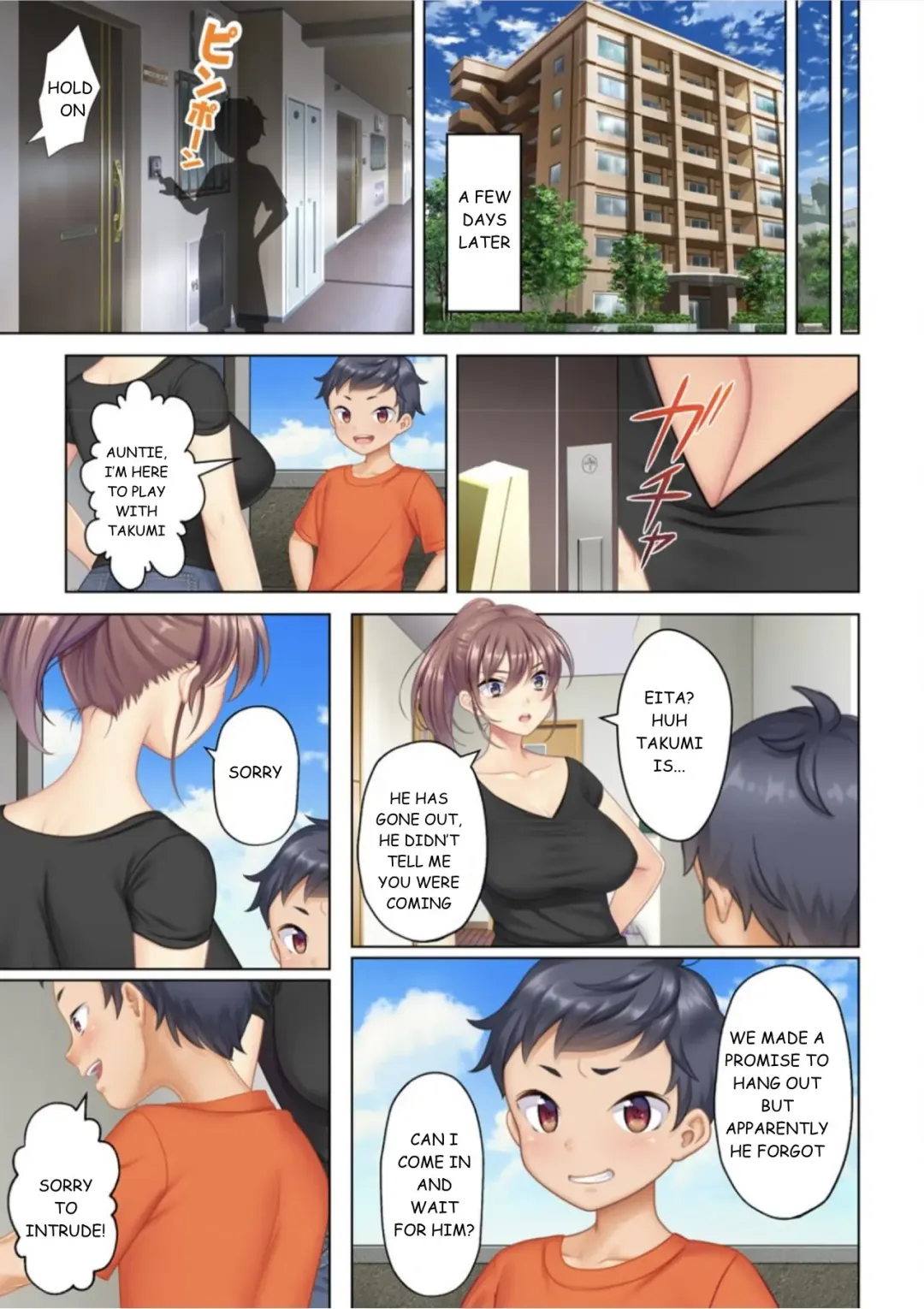 [Un Equals Shokutarou] I was reincarnated as the son of a beautiful mom so I pretended to be spoiled, played with her boobs and with an innocent smile tried to insert my stick in my childhood friend mom Fhentai - Page 30