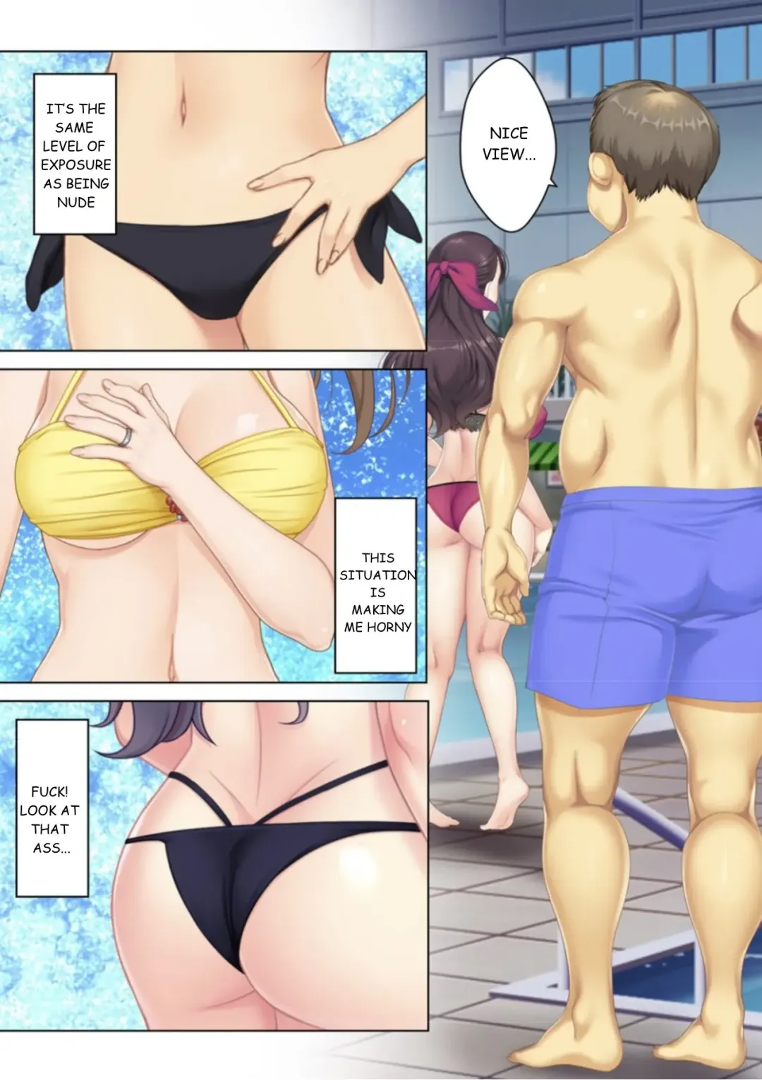 [Un Equals Shokutarou] I was reincarnated as the son of a beautiful mom so I pretended to be spoiled, played with her boobs and with an innocent smile tried to insert my stick in my childhood friend mom Fhentai - Page 4