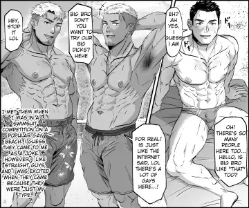 Read [Kasai Kowmei - Shiro] Beach de Nonke no Seishori Suru Koto ni Natta Ohanashi | A story about having sex with straight guys on the beach (decensored) - Fhentai