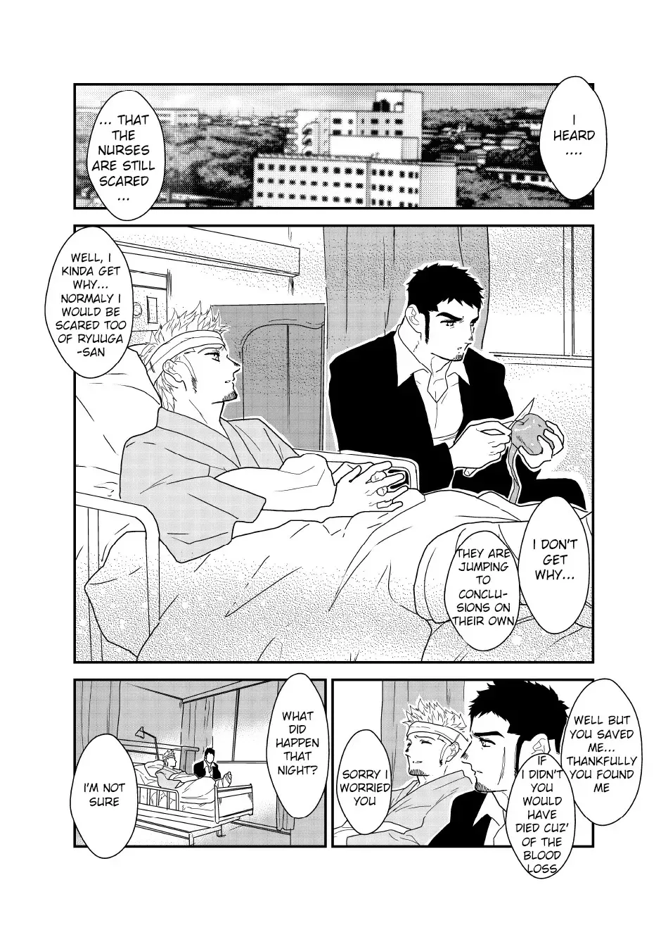 [Yamome] Moshimo Yakuza o Byoushitsu de Okashite Mitara. | What if I tried fucking a yakuza in a hospital room? Fhentai - Page 4