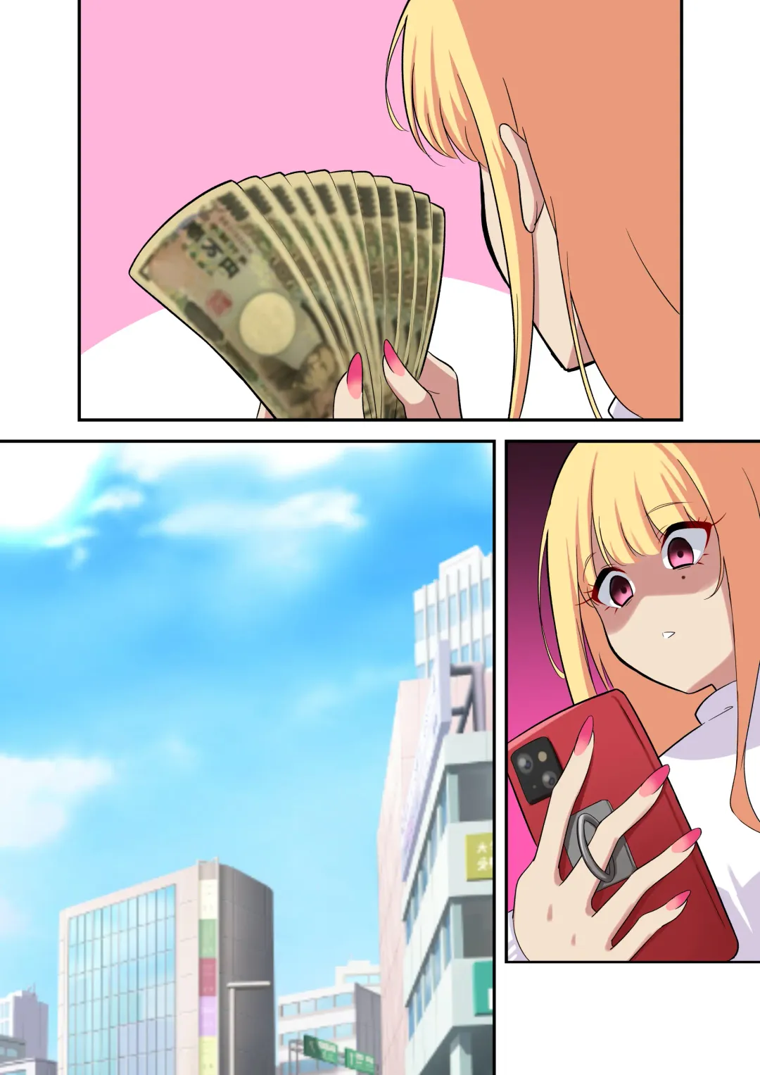 [Nanohana] Dessin Model no Beit-chuu ni Biyaku Nurareta Kinpatsu Kyonyuu Gal Fhentai - Page 81