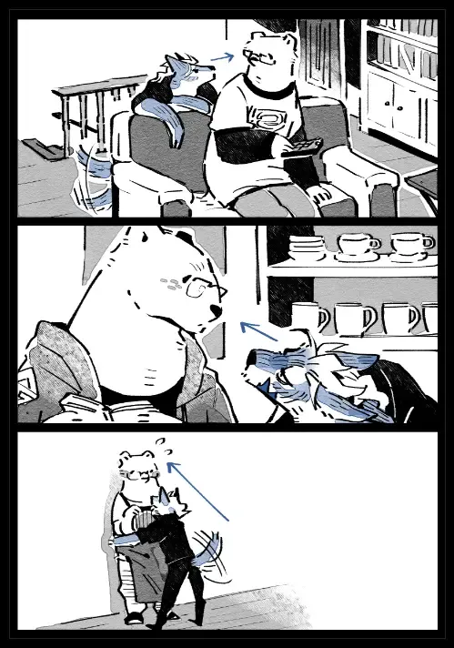 Wolf & Bear & Cafe // Fox & Tiger & Cup Noodles Fhentai - Page 25