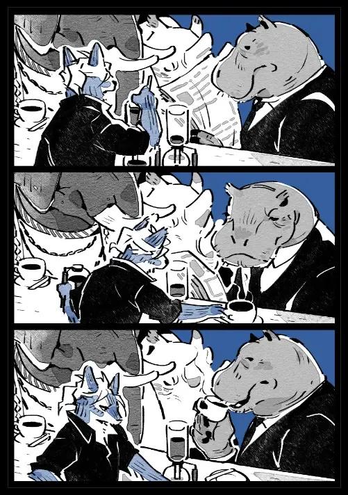 Wolf & Bear & Cafe // Fox & Tiger & Cup Noodles Fhentai - Page 27