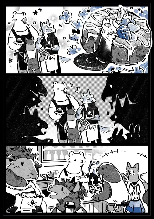 Wolf & Bear & Cafe // Fox & Tiger & Cup Noodles Fhentai - Page 29