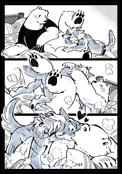 Wolf & Bear & Cafe // Fox & Tiger & Cup Noodles Fhentai - Page 33