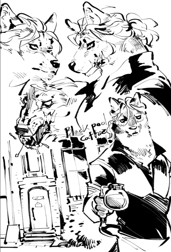 Wolf & Bear & Cafe // Fox & Tiger & Cup Noodles Fhentai - Page 37