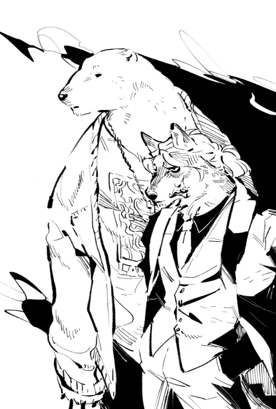 Wolf & Bear & Cafe // Fox & Tiger & Cup Noodles Fhentai - Page 39